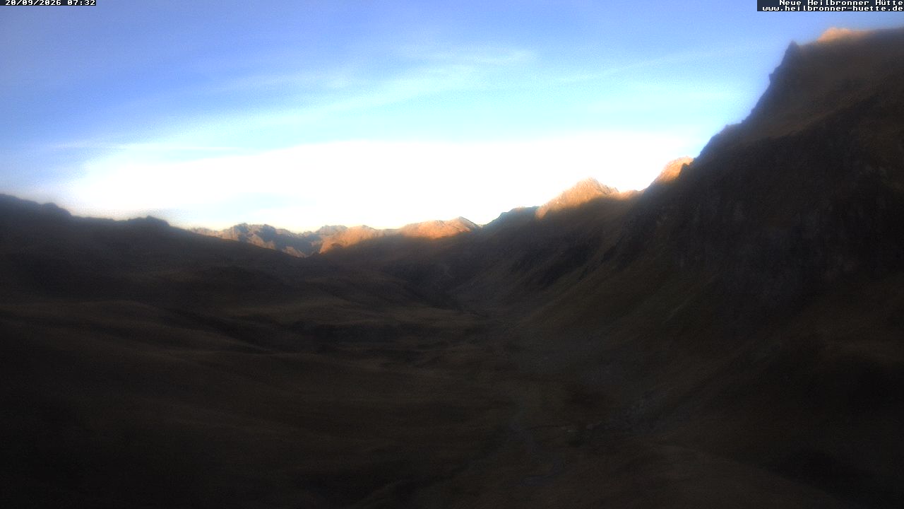 Gaschurn | Heilbronner Hütte Blick Richtung Versailspitze und Silvretta