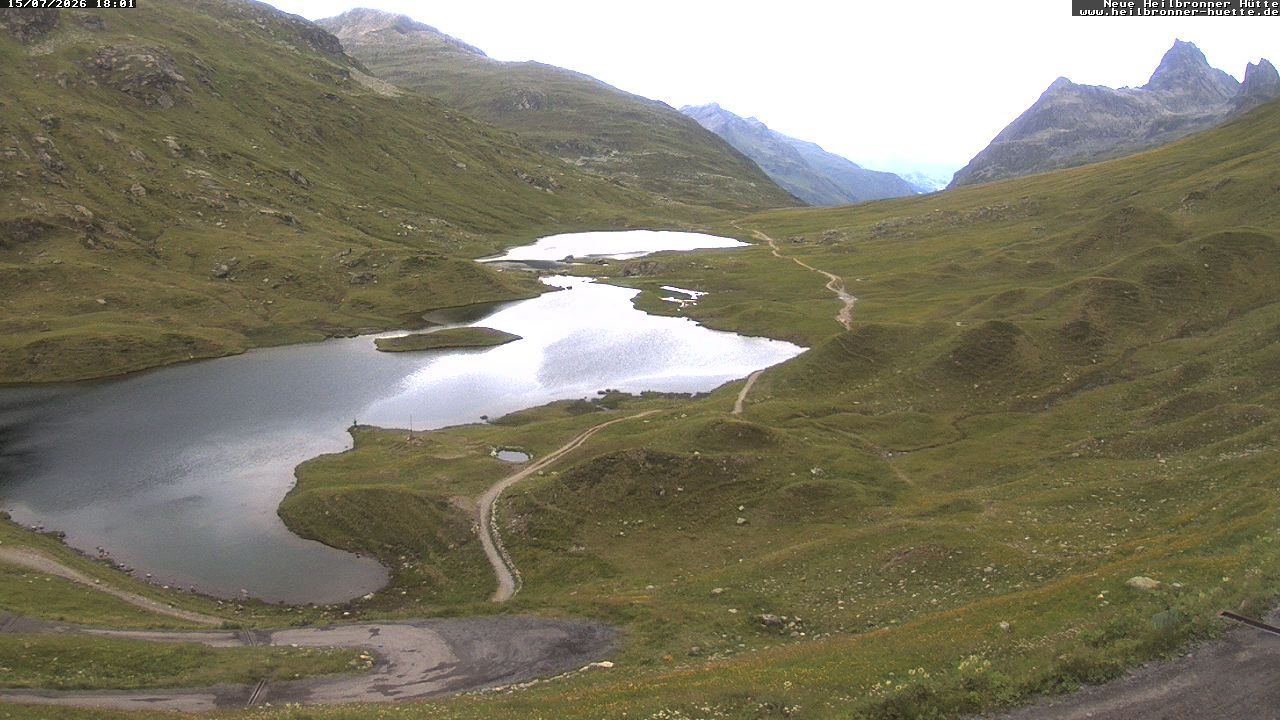 Gaschurn | Heilbronner Hütte Blick Richtung Patteriol und Arlberg